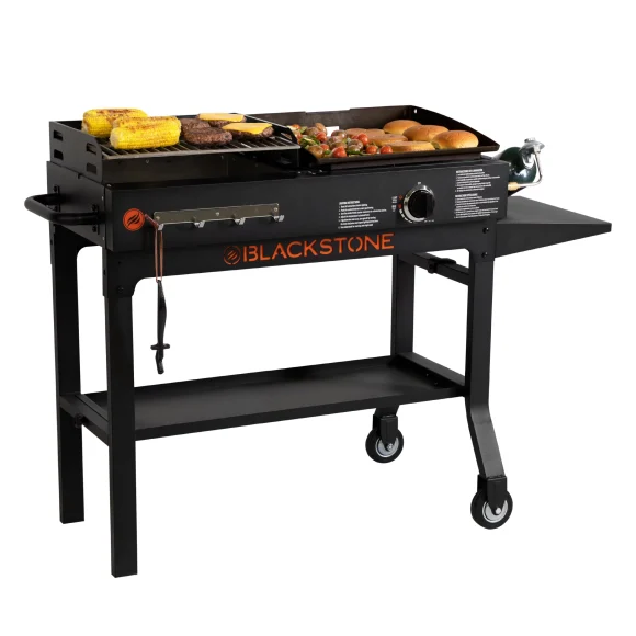 Blackstone Duo 17 Griddle and Charcoal Grill Combo - MadeInUSA