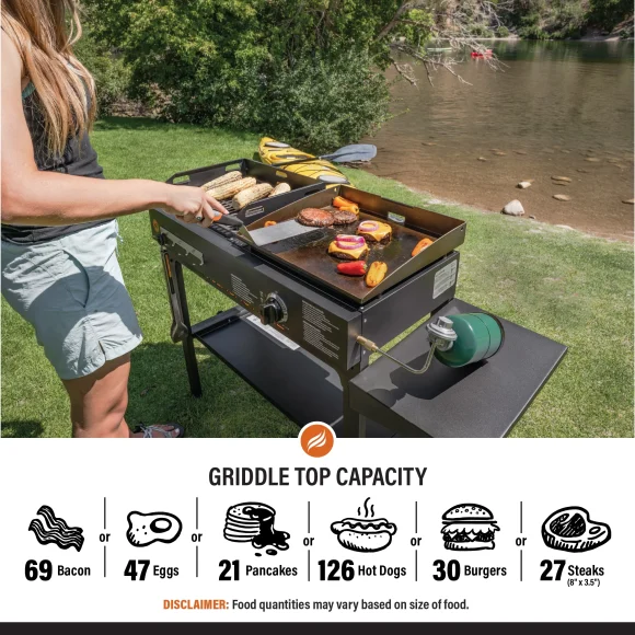 Blackstone Duo 17 Griddle and Charcoal Grill Combo - MadeInUSA - Image 5